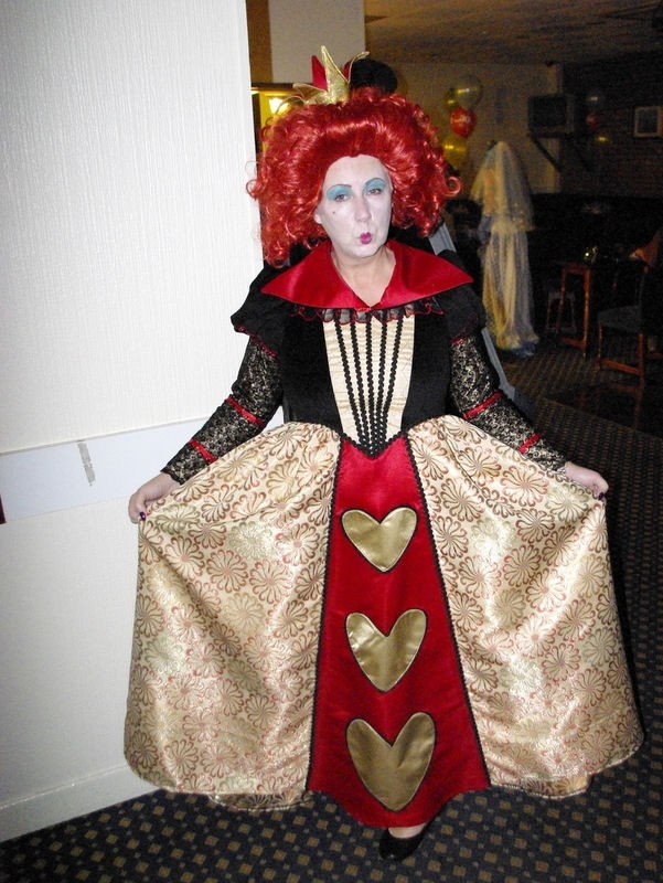 Ladies Queen Of Hearts Costume Size 10 - 12 Image